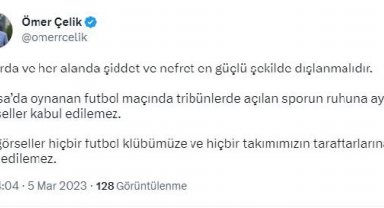 AK Parti'li Çelik: Spora aykırı provokatif girişimlere müsaade edilmeyecek