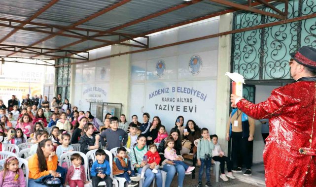Akdeniz Belediyesinden depremzede çocuklara özel moral etkinliği