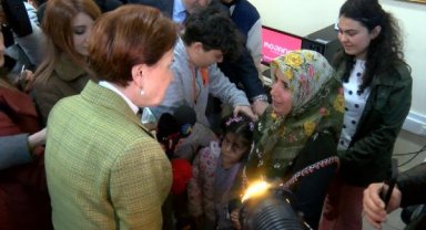 Akşener'den depremzede çocuklara 'doğum günü partisi' sözü