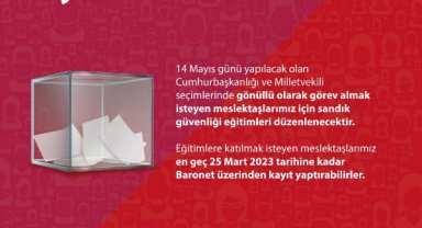 Ankara Barosu, 'sandık güvenliği' eğitimi verecek