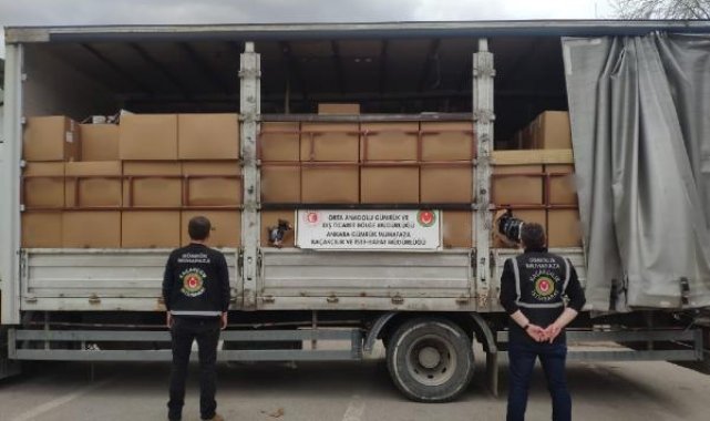 Ankara'da 5 milyon TL'lik kaçak tütün ele geçirildi