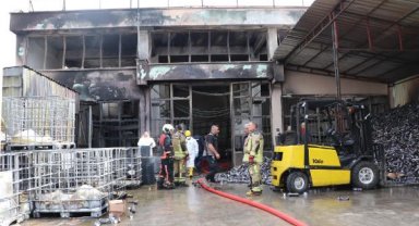 Ankara'da kimyasal madde dolum fabrikasında yangın: 1 ölü, 3 yaralı