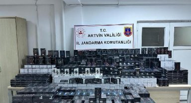 Artvin'de 3 milyon 749 bin TL'lik elektronik sigara ele geçirildi; 2 gözaltı