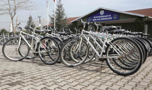 Atıl bisikletler çocuklar için geri dönüştürülüyor