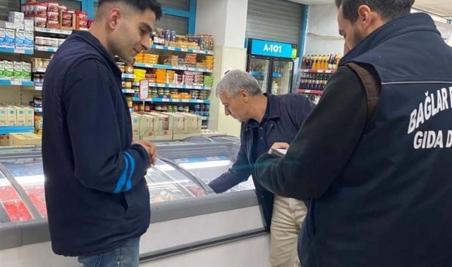 Bağlar ilçesinde marketlere gıda denetimi
