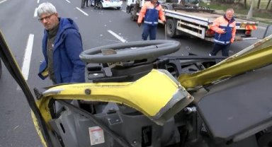 Bahçelievler'de kaza yapan kamyonetin sürücüsü: Buradan nasıl kurtuldum bilmiyorum