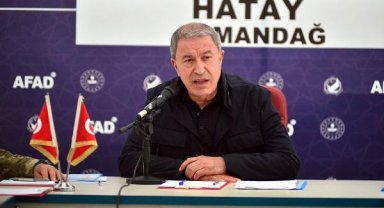 Bakan Akar: Samandağ'da 300'den fazla enkaz kaldırıldı