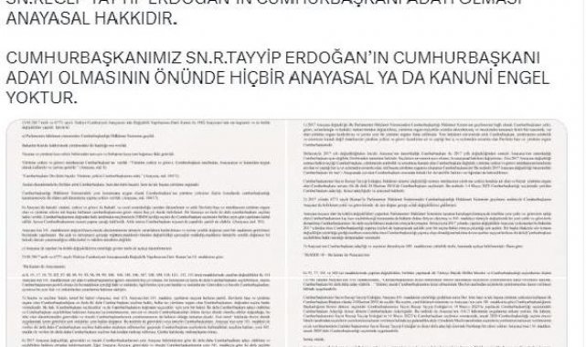Bakan Bozdağ: Cumhurbaşkanı Erdoğan'ın aday olması anayasal hakkıdır