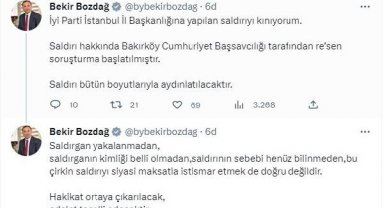 Bakan Bozdağ: Saldırı bütün boyutlarıyla aydınlatılacaktır