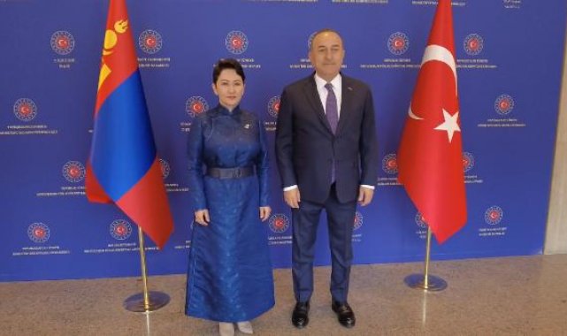 Bakan Çavuşoğlu, Moğolistanlı mevkidaşıyla görüştü