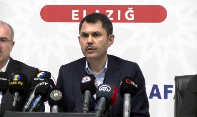 Bakan Kurum: 301 bin binanın acil yıkılacak, yıkık veya orta hasarlı olduğunu tespit ettik