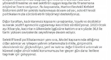 Bakan Nebati: Türkiye Yüzyılı'na azimle ve kararlılıkla ilerlemeye devam ediyoruz