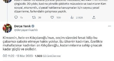 Bakan Yanık: 6284 sayılı Kanun'un tartışmaya açılması dahi kabul edilemez