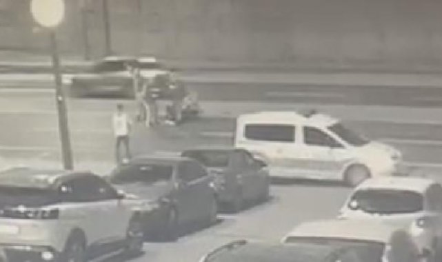 Bakırköy'de dur ihtarına uymadı, polise çarptı