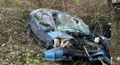 Balıkesir'de otomobil ağaca çarptı: 2 ölü