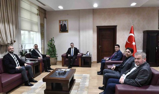 Başkan Dündar'dan Rektör Çağlar'a ziyaret