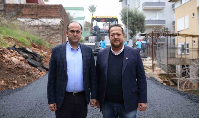 Başkan Yardımcısı Fevzi Alaettinoğlu asfalt çalışmalarını yerinde inceledi