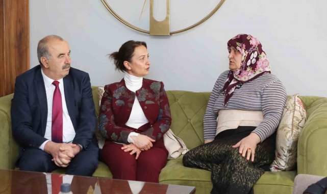 Başkan'dan moral ziyareti