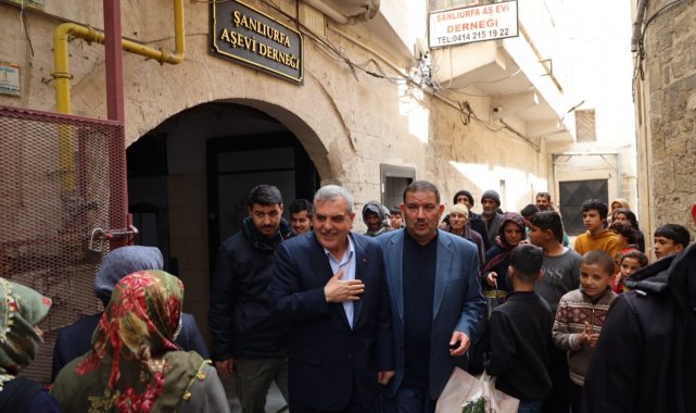 Beyazgül, Şanlıurfa Aşevi Derneği'ni ziyaret etti