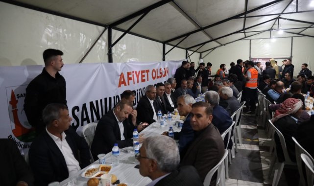 Beyazgül Suruç'ta vatandaşlarla iftar açtı