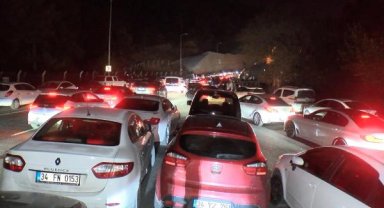 Beykoz'daki Hz. Yuşa Türbesi'nde kandil yoğunluğu