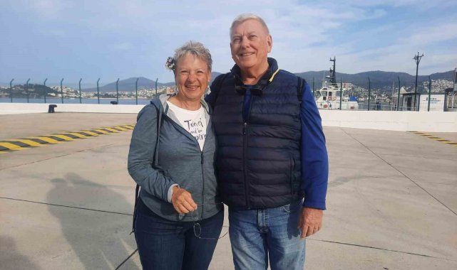 Bodrum'a sezonun ilk gemisi geldi