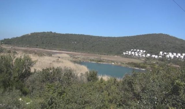 Bodrum'da Gölköy Kovalık Sulak Alanı, kurumaya başladı
