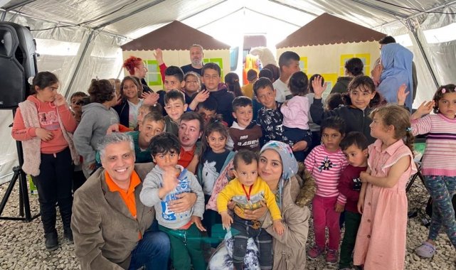 Bodrum'un dostluk kenti Hatay'da çocukların yüzü gülüyor