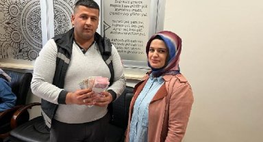 Bulduğu 27 bin 500 TL'yi depremzede sahibine teslim etti