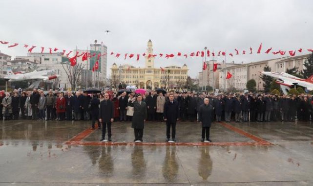 Büyükçekmece'de Çanakkale Zaferi'nin 108'inci yılı için tören düzenlendi