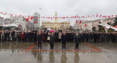 Büyükçekmece'de Çanakkale Zaferi'nin 108'inci yılı için tören düzenlendi 