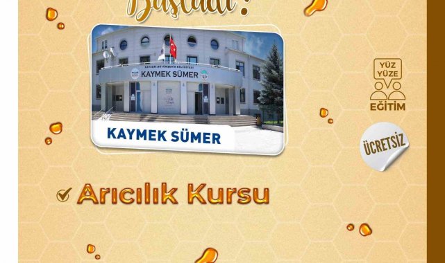 Büyükşehir KAYMEK'ten arıcılık kursu