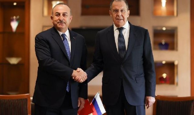 Çavuşoğlu, Rus mevkidaşı Lavrov ile görüştü