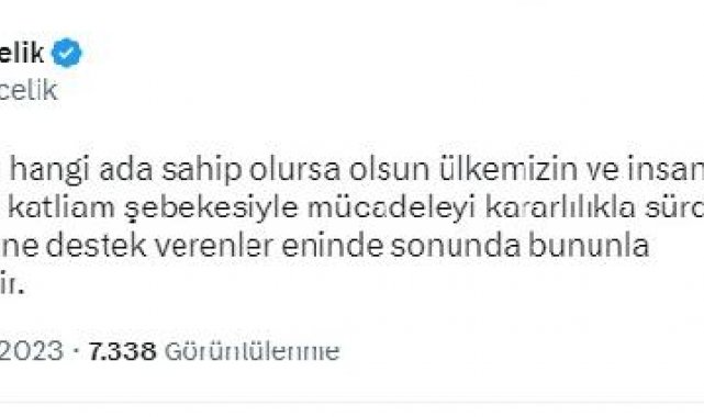 Çelik: PKKYPG mensuplarının Fransa Senatosu'nda ağırlanması Fransa adına utanç vericidir