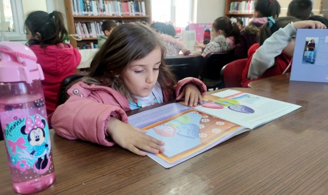 Çemişgezek'te okul öncesi öğrencileri kütüphaneyle tanıştı