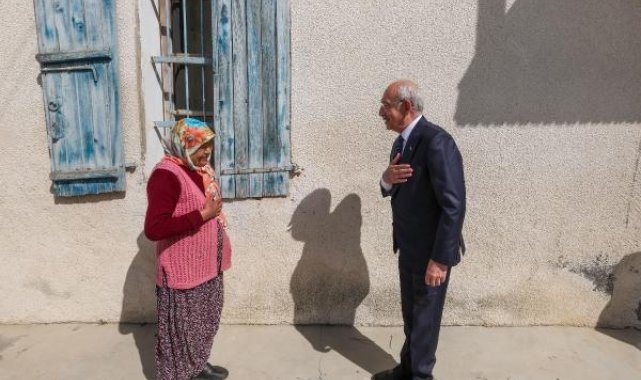 CHP Genel Başkanı ve Cumhurbaşkanı Adayı Kılıçdaroğlu, eşi Selvi Kılıçdaroğlu ile KKTC'de