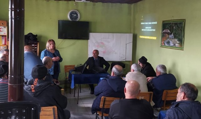 Çiftçilere daha verimli üretim için bilgilendirme yapıldı