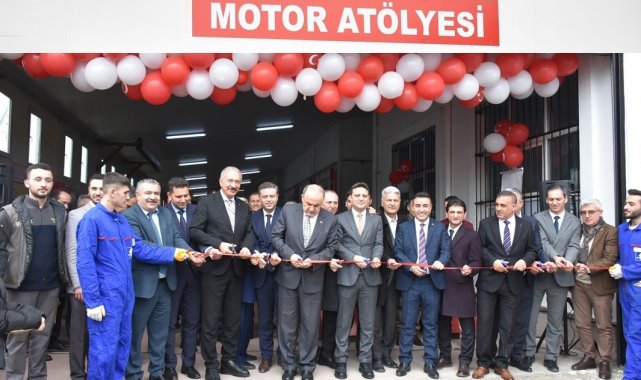 Çiftlikköy'de Motorlu Araçlar Teknolojisi Atölyesi açıldı