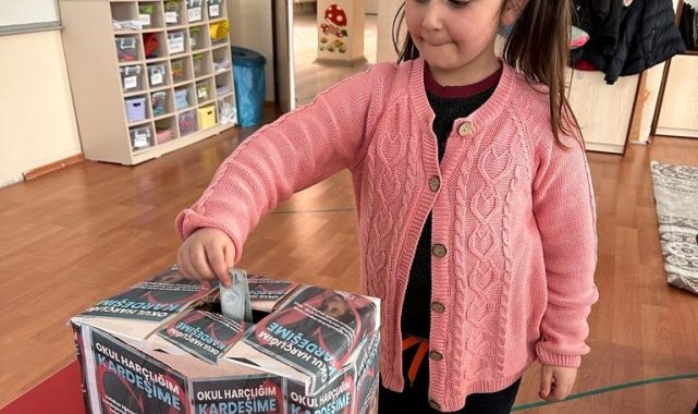 Çıldırlı öğrencilerden depremzede kardeşlerine nakdi yardım