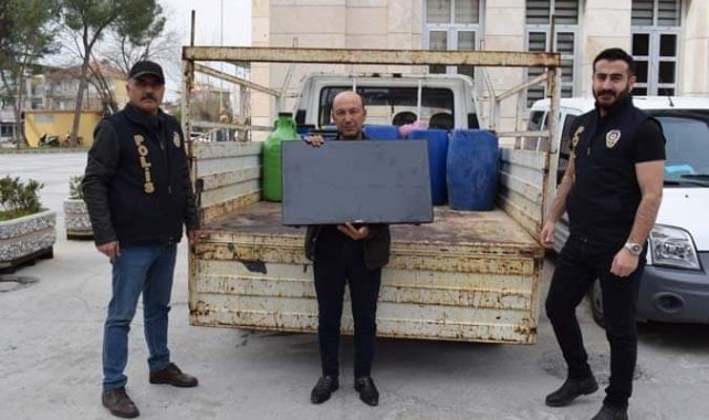 Çine'de 150 bin liralık malzeme çaldılar, serbest kaldılar