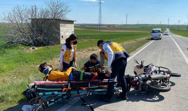 Çorlu'da trafik kazası: 2 yaralı