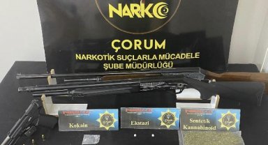 Çorum'da uyuşturucu ticaretine 10 tutuklama