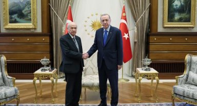 Cumhurbaşkanı Erdoğan, Bahçeli'yi kabul etti