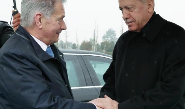 Cumhurbaşkanı Erdoğan, Finlandiya Cumhurbaşkanı ile bir araya geldi
