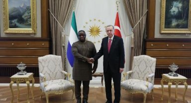 Cumhurbaşkanı Erdoğan, Sierra Leone Cumhurbaşkanı ile görüştü