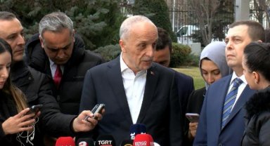Cumhurbaşkanı Erdoğan, TÜRK-İŞ Başkanı Ergün Atalay'ı kabul etti
