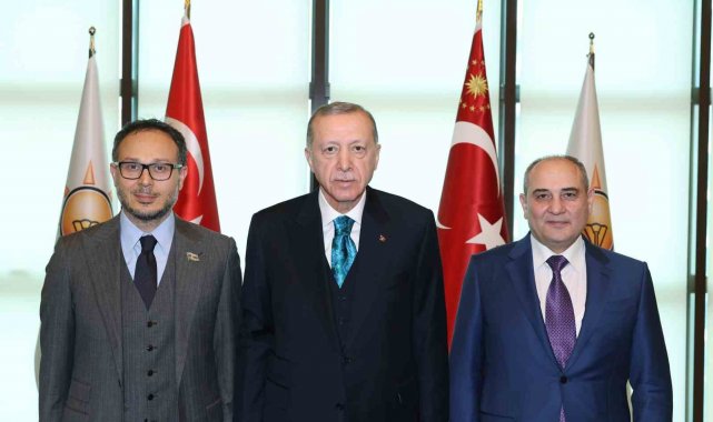 Cumhurbaşkanı Erdoğan, Yeni Azerbaycan Partisi heyetini kabul etti