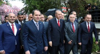 Cumhurbaşkanı Erdoğan'dan Fatih Erbakan'a ziyaret