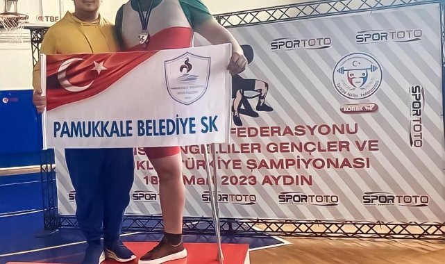 Denizlili halterci Türkiye Şampiyonu oldu