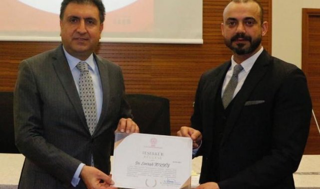 Deprem sonrası bölgeye giden yardım ekiplerine İl Milli Eğitim'den sertifika